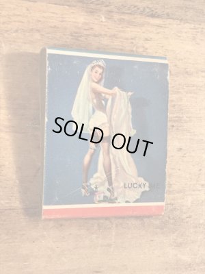 40〜50年代頃のピンナップガールのビンテージマッチブック