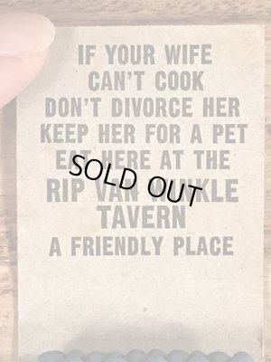 40〜50年代頃のピンナップガールのビンテージマッチブック