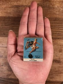 他の写真1: Advertising Pin Up Girl “What A Frame” Matchbook　ピンナップガール　ビンテージ　マッチブック　40〜50年代