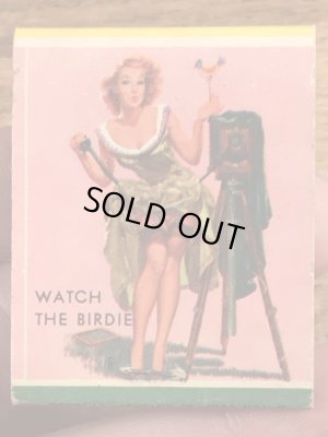 40〜50年代頃のピンナップガールのビンテージマッチブック