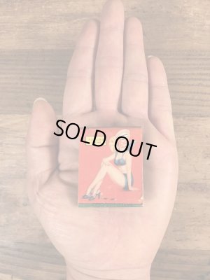 40〜50’sのピンナップガールのヴィンテージマッチブック