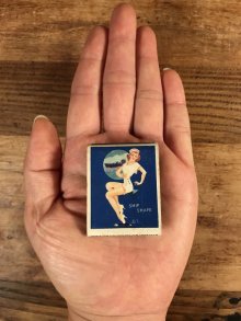 他の写真2: Advertising Pin Up Girl “Ship Shape” Matchbook　ピンナップガール　ビンテージ　マッチブック　40〜50年代