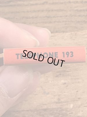 40〜50年代頃のピンナップガールのビンテージマッチブック