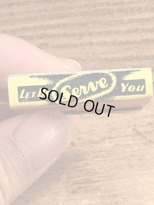 40〜50年代頃のピンナップガールのビンテージマッチブック