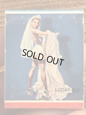 40〜50年代頃のピンナップガールのビンテージマッチブック