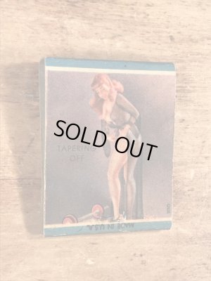 40〜50年代頃のピンナップガールのビンテージマッチブック