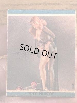 40〜50年代頃のピンナップガールのビンテージマッチブック