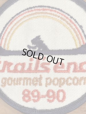 80〜90年代頃のTrail's End Gourmet Popcornのビンテージワッペン