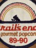 80〜90年代頃のTrail's End Gourmet Popcornのビンテージワッペン