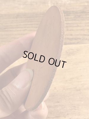 70年代〜頃のバッファロースカルが描かれたビンテージコースター