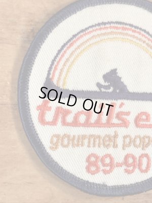80〜90年代頃のTrail's End Gourmet Popcornのビンテージワッペン