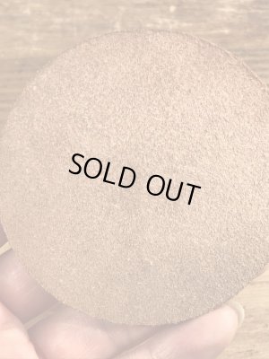 70’s〜頃のレザーのヴィンテージコースター