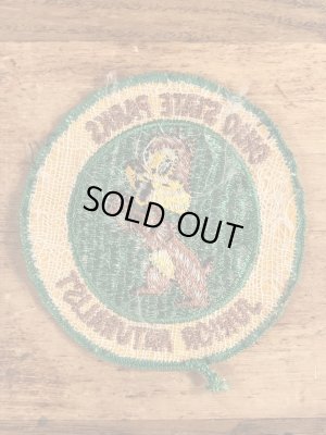 70’s〜頃のオハイオステイトパークのジュニアナチュラリストのヴィンテージのワッペン