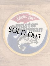 Electra Pal Master Fisherman Patch　エレクトラパル　ビンテージ　ワッペン　バスフィッシング　70年代〜