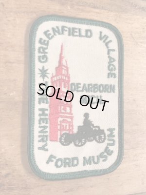 70年代〜頃のヘンリーフォード博物館のビンテージワッペン