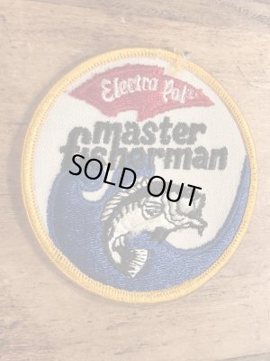 70年代〜頃のバスフィッシングのエレクトラパルのビンテージワッペン