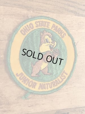 70年代〜頃のオハイオステイトパークのジュニアナチュラリストのビンテージワッペン