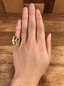 他の写真1: Robert Indiana “Love” Gold Ring　ラブ　ビンテージ　リング　ロバートインディアナ　指輪　70年代