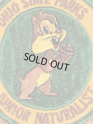 70年代〜頃のオハイオステイトパークのジュニアナチュラリストのビンテージワッペン