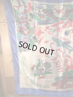 40〜50’sのUS Armyのヴィンテージのスカーフ