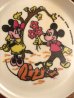 70年代頃のディズニーのミッキー＆ミニーマウスのビンテージの小皿