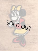 Disney “Minnie Mouse” Patch　ミニーマウス　ビンテージ　ワッペン　ディズニー　70年代