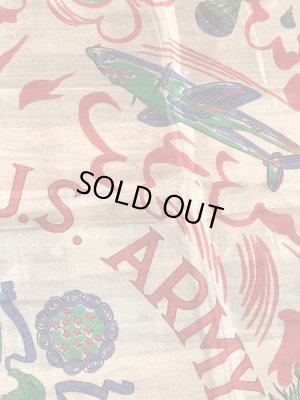 40〜50’sのUS Armyのヴィンテージのスカーフ