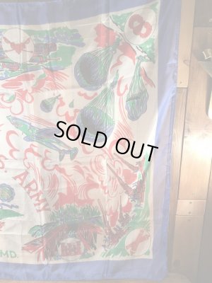 40〜50年代頃のUSアーミーのビンテージスカーフ