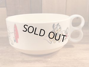 70’sのディズニーのアストロノーツのヴィンテージのスープマグカップ