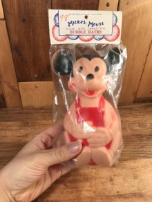 他の写真1: Disney Mickey Mouse Bubble Baths Vinyl Doll　ミッキーマウス　ビンテージ　ビニールドール　バブルバス　70年代