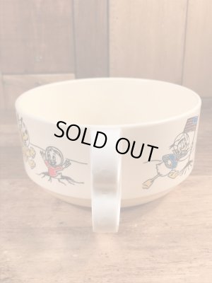 70年代頃のディズニーのアストロノーツのビンテージスープマグ