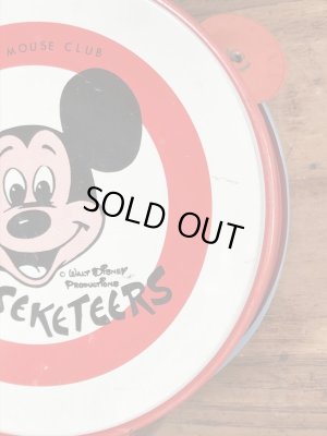 50〜60’sのミッキーマウスクラブのマウスケッターのヴィンテージのタンバリン