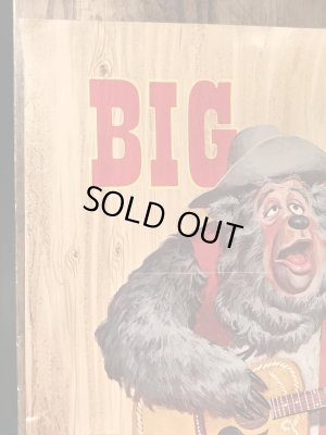 70年代頃のカントリーベアのビッグアルのビンテージポスター