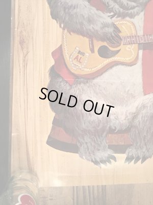 70年代頃のカントリーベアのビッグアルのビンテージポスター