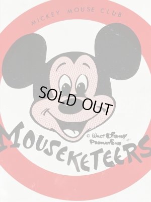 50〜60年代頃のミッキーマウスクラブのマウスケッターのビンテージタンバリン