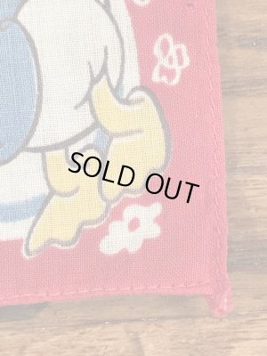 50年代頃のミッキーマウスとディズニーキャラクターのビンテージキッズハンカチ