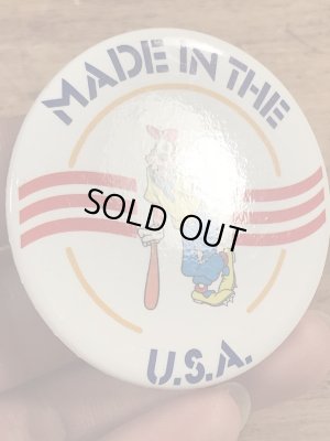 80年代頃のディズニーのグーフィーのビンテージ缶バッジ