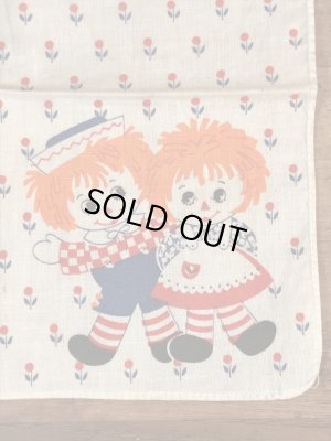 50’sのラガディアン＆アンディのヴィンテージの子供用ハンカチ