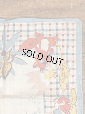 50’sのテリーテューンズのマイティマウスのヴィンテージの子供用ハンカチ