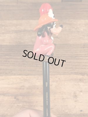 80年代頃のディズニーのグーフィーのビンテージペンシルトッパー