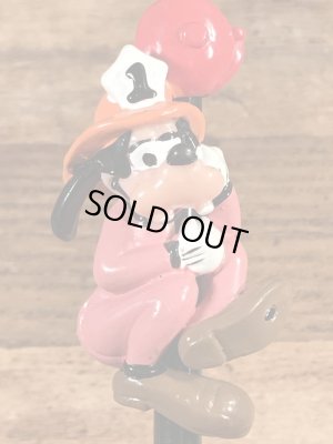 80年代頃のディズニーのグーフィーのビンテージペンシルトッパー