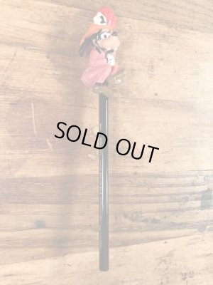 80年代頃のディズニーのグーフィーのビンテージペンシルトッパー