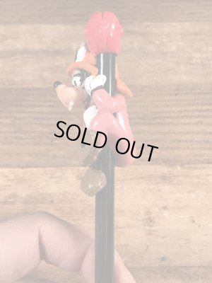 80年代頃のディズニーのグーフィーのビンテージペンシルトッパー