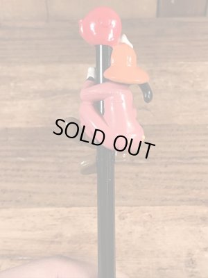 80年代頃のディズニーのグーフィーのビンテージペンシルトッパー