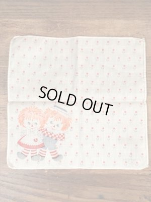 50’sのラガディアン＆アンディのヴィンテージの子供用ハンカチ