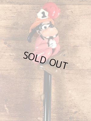 80年代頃のディズニーのグーフィーのビンテージペンシルトッパー