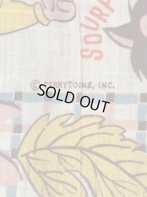 50’sのテリーテューンズのマイティマウスのヴィンテージの子供用ハンカチ