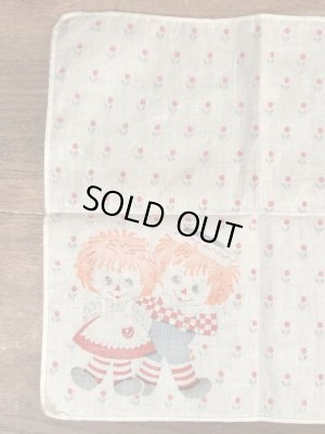 50年代頃のラガディアン＆アンディのビンテージのキッズハンカチ