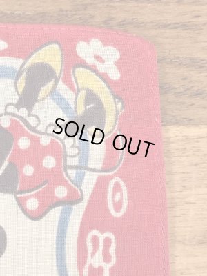 50’sのミッキーマウスとディズニーキャラクターのヴィンテージの子供用ハンカチ