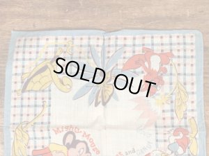 50年代頃のマイティマウスのビンテージのキッズハンカチ